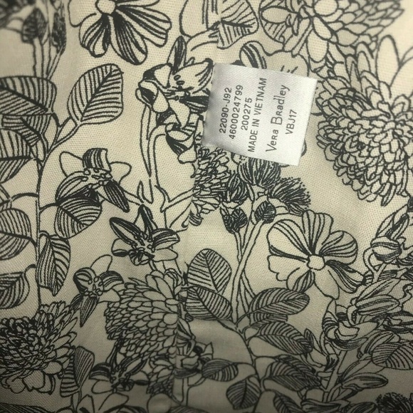 Vera Bradley GAGE BLUE Leather Mallory TOTE NWT - Picture 7 of 8